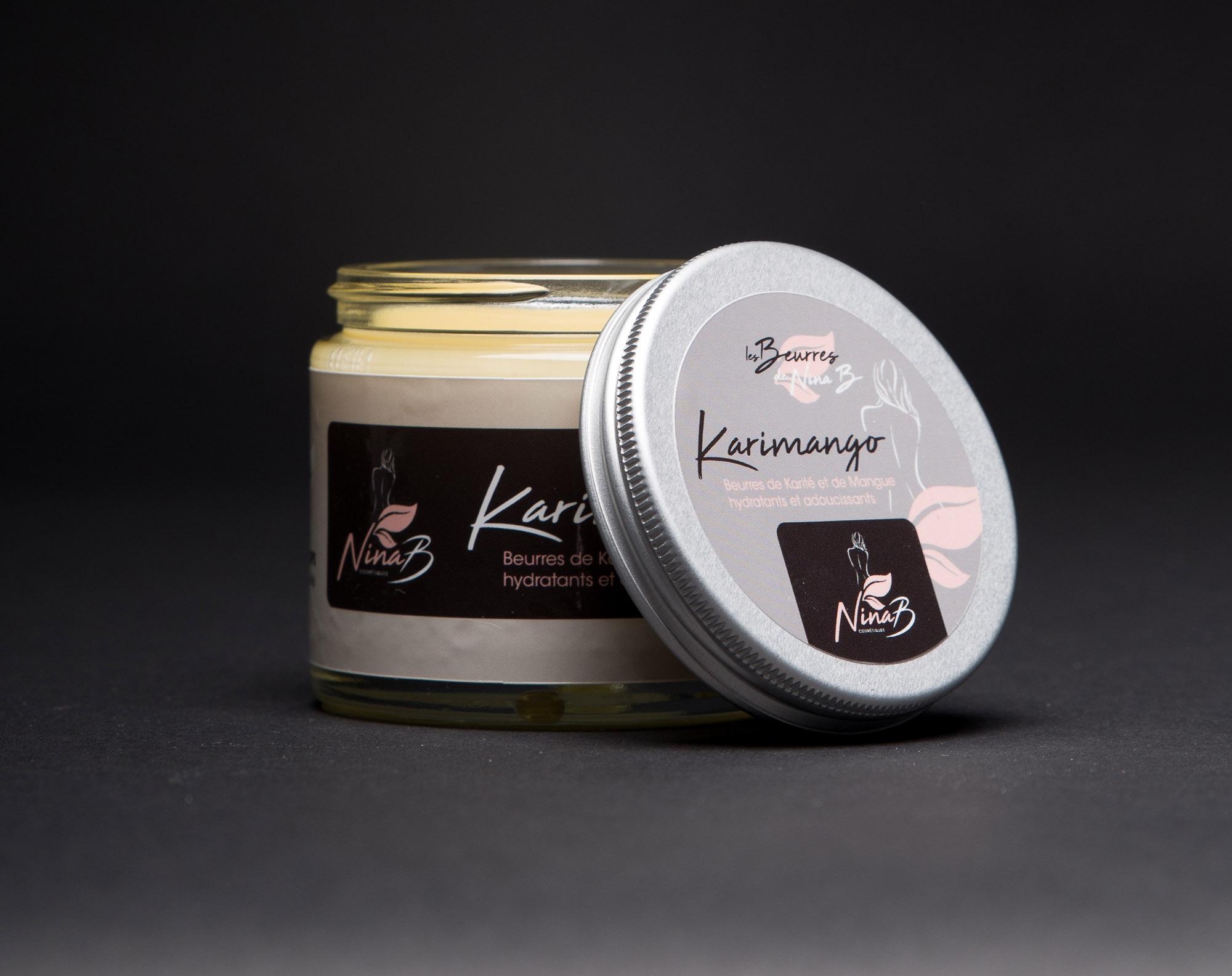 Baume Karimango, Karité & Mangue - Produit cosmétique naturel, biologique, certifié ECOCERT COSMOS ORGANIC